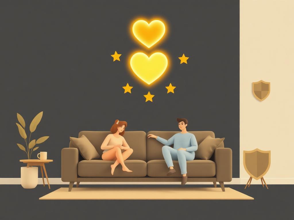 Ilustração de confiança e experiência